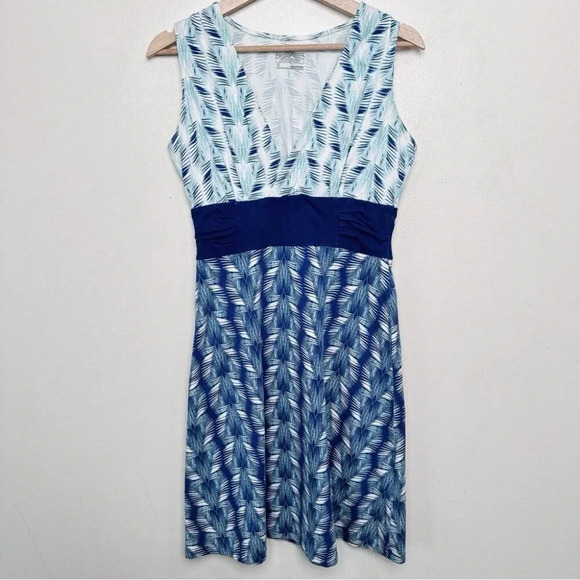 Patagonia Womens Small Sleeveless  Vneck Printed Margot Organic Cotton Dress - Picture 3 of 15